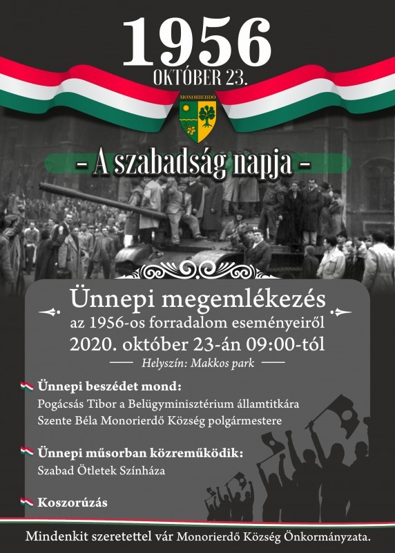 | Ünnepi megemlékezés az 1956-os forradalom eseményeiről