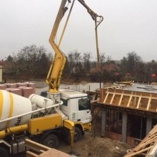 Építkezés madártávlatból. / PM_EUALAPELLATAS_2017/13 pályázat 