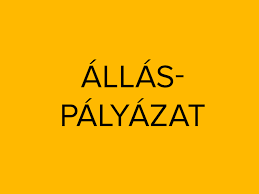 | ÁLLÁSPÁLYÁZAT - MŰSZAKI ÜGYINTÉZŐ